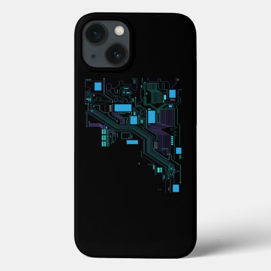 コンピューターCPUコンピューター科学者ハッカー Case-Mate iPhoneケース (裏面)