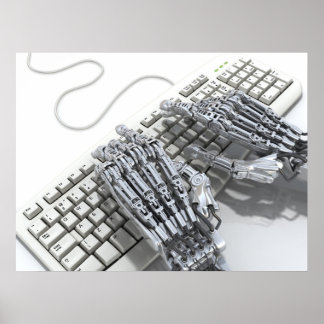 コンピュータ上でのロボットの動作 ポスター