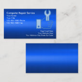 コンピュータ修復サービスプロフェッショナル事業 名刺 (正面/裏面)
