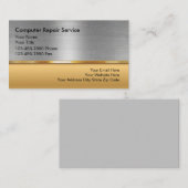 コンピュータ修復サービス名刺 名刺 (正面/裏面)