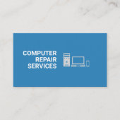コンピュータ修復サービス 名刺 (正面)