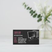 コンピュータ修復プロフェッショナル名刺 名刺 (スタンド正面)