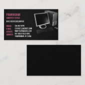 コンピュータ修復プロフェッショナル名刺 名刺 (正面/裏面)