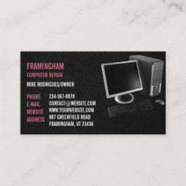 コンピュータ修復プロフェッショナル名刺 名刺