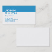 コンピュータ修復モダンプロフェッショナルプレーンシンプル 名刺 (正面/裏面)