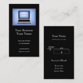 コンピュータ修復名刺 名刺 (正面/裏面)