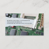 コンピュータ修復名刺 名刺 (裏面)