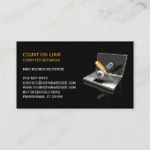 コンピュータ修復名刺 名刺 (正面)