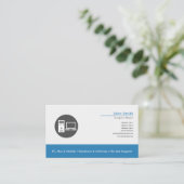 コンピュータ修復名刺 名刺 (スタンド正面)