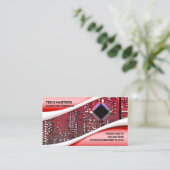 コンピュータ修復名刺 名刺 (スタンド正面)