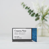 コンピュータ修理はサーキットボードの名刺を販売しました 名刺 (スタンド正面)