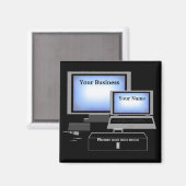 コンピュータ修理サービスマグネット マグネット (正面/裏面)