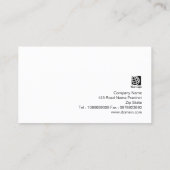 コンピュータ修理スペシャリストのマザーボード回路 名刺 (裏面)