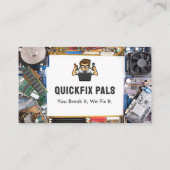 コンピュータ修理事業 | スパレパートホワイト 名刺 (裏面)