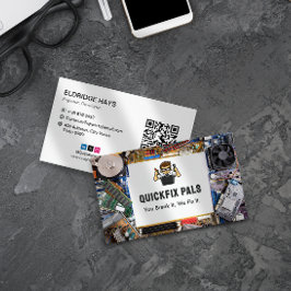 コンピュータ修理事業 | スパレパートホワイト 名刺