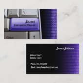 コンピュータ修理名刺 名刺 (正面/裏面)