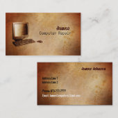 コンピュータ修理名刺 名刺 (正面/裏面)