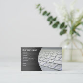 コンピュータ修理名刺 名刺 (スタンド正面)