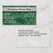 コンピュータ修理名刺 名刺 (正面/裏面)