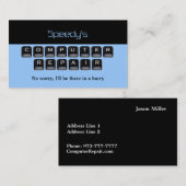 コンピュータ修理名刺 名刺 (正面/裏面)