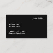 コンピュータ修理名刺 名刺 (裏面)