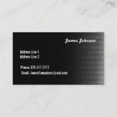 コンピュータ修理名刺 名刺 (裏面)