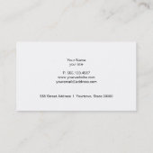 コンピュータ修理技術者の名刺 名刺 (裏面)