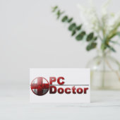 コンピュータ修理技術者の名刺 名刺 (スタンド正面)