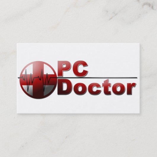 コンピュータ修理技術者の名刺 名刺 (正面)