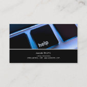 コンピュータ修理技術者Macノートパソコンサービス 名刺 (裏面)