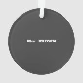 コンピュータ先生の感謝の日素晴らし, オーナメント (裏面)