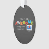 コンピュータ先生の感謝の日素晴らし, オーナメント (正面)