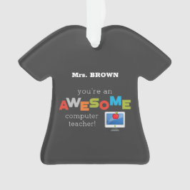 コンピュータ先生の感謝の日素晴らし, オーナメント