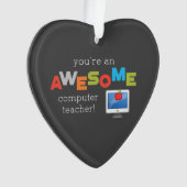 コンピュータ先生の感謝の日素晴らし, オーナメント (正面)