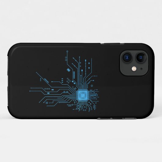 コンピュータ先生ギフト回路基板Cpuチップ Case-Mate iPhoneケース (裏面(横))