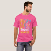 コンピュータ先生サイエンスITテクノロジーBack T Tシャツ (正面フル)