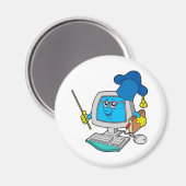 コンピュータ先生 マグネット (正面/裏面)