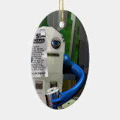 コンピュータ労働者 セラミックオーナメント (右)