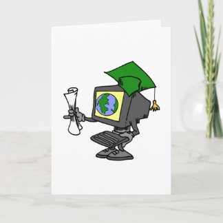 コンピュータ卒業生 カード