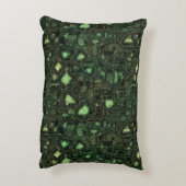 コンピュータ回路の背景 アクセントクッション (裏面(縦))