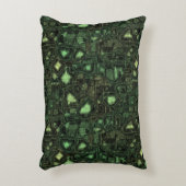 コンピュータ回路の背景 アクセントクッション (正面(垂直))