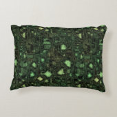 コンピュータ回路の背景 アクセントクッション (裏面)