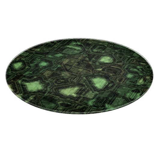 コンピュータ回路の背景 カッティングボード (角)