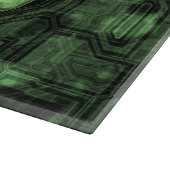 コンピュータ回路の背景 カッティングボード (角)