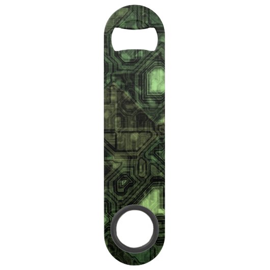 コンピュータ回路の背景 スピード栓抜き (正面)