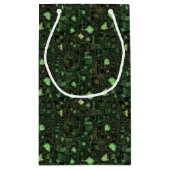 コンピュータ回路の背景 スモールペーパーバッグ (裏面)