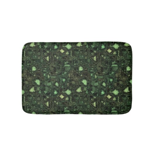 コンピュータ回路の背景 バスマット (正面)