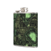 コンピュータ回路の背景 フラスク (左)