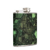 コンピュータ回路の背景 フラスク (右)