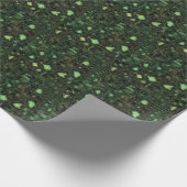 コンピュータ回路の背景 ラッピングペーパー (角)